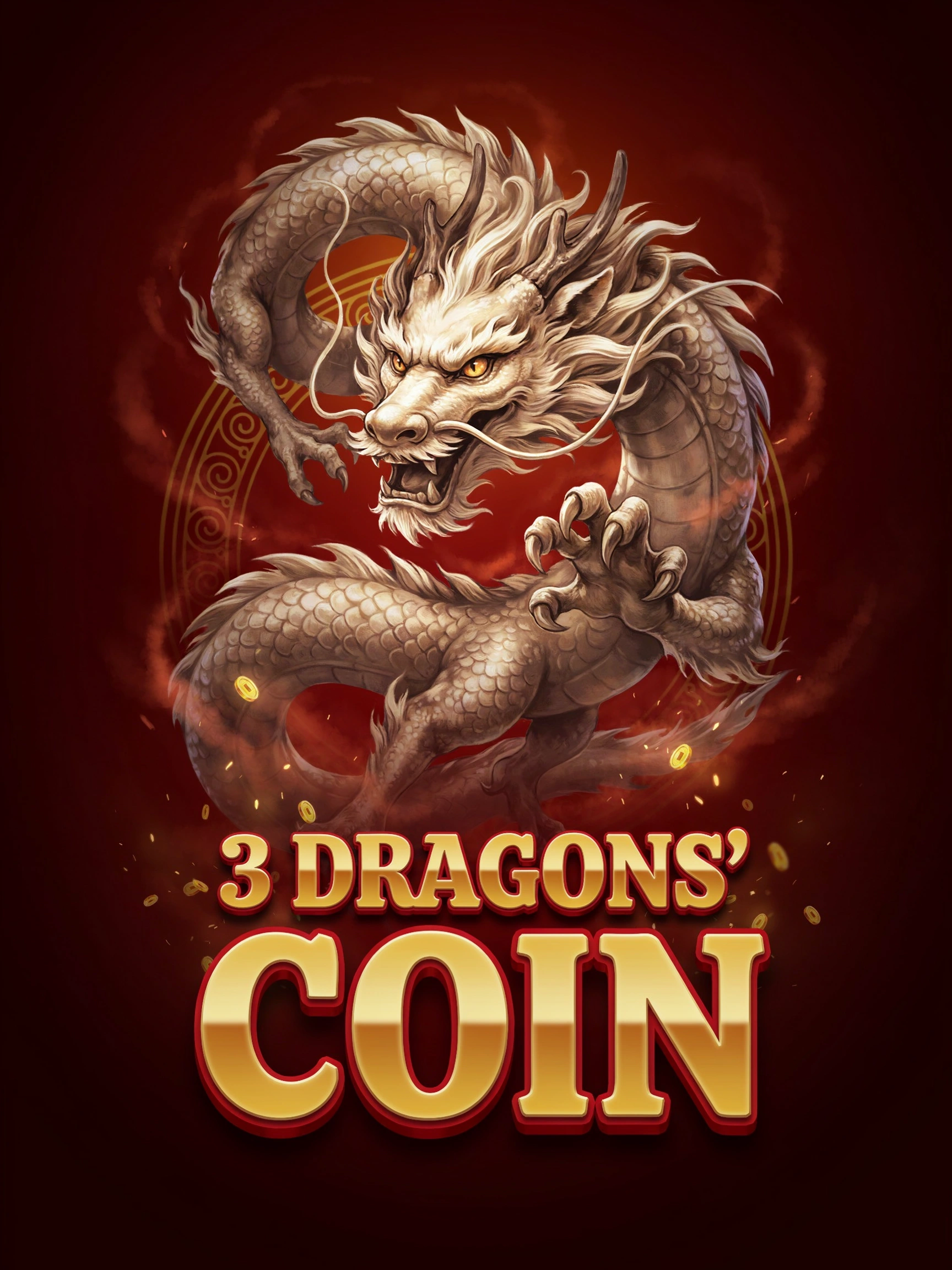 Screenshot of the 3 Dragons Coin pokie