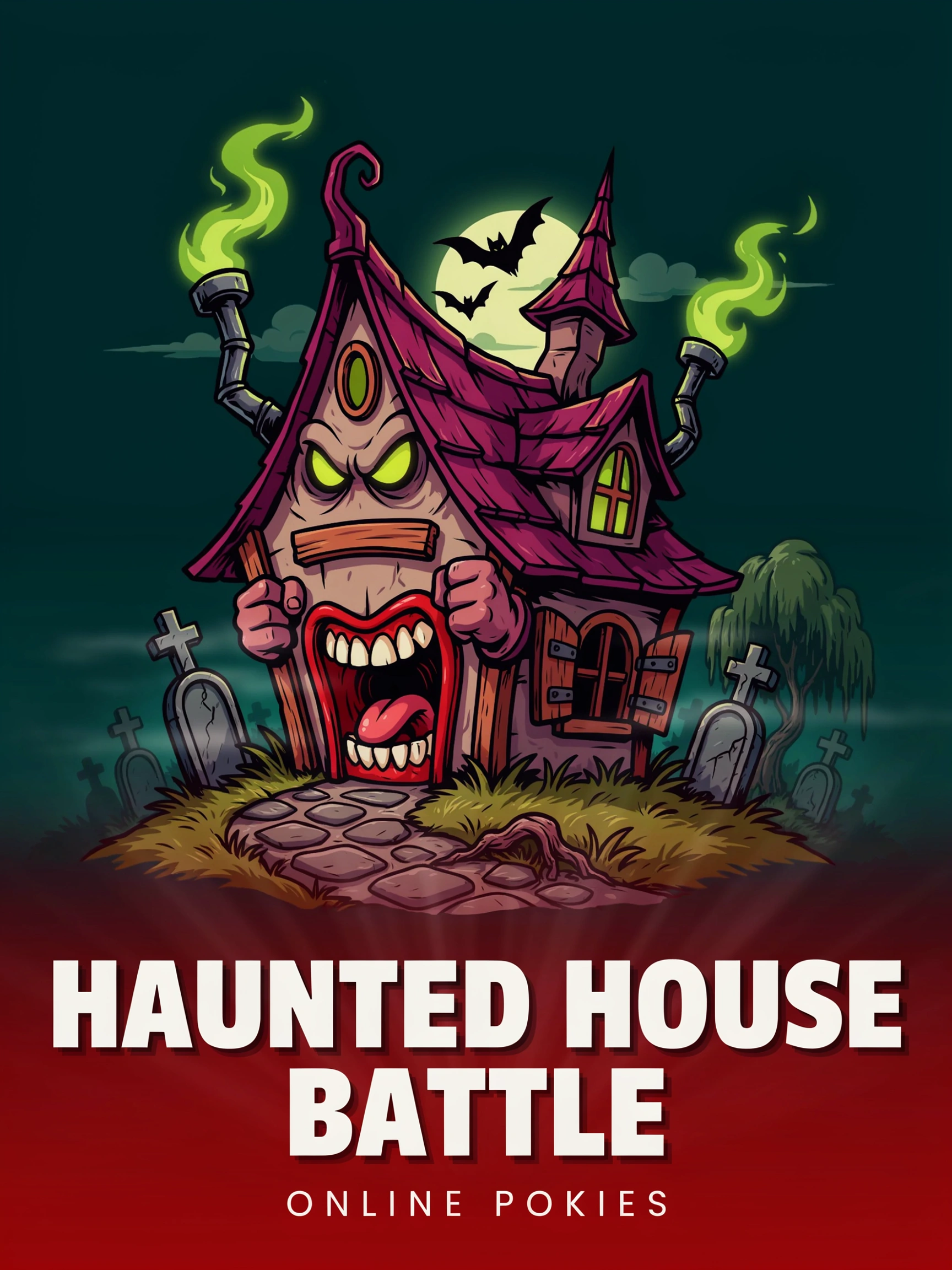 Haunted Duels pokie loading screen