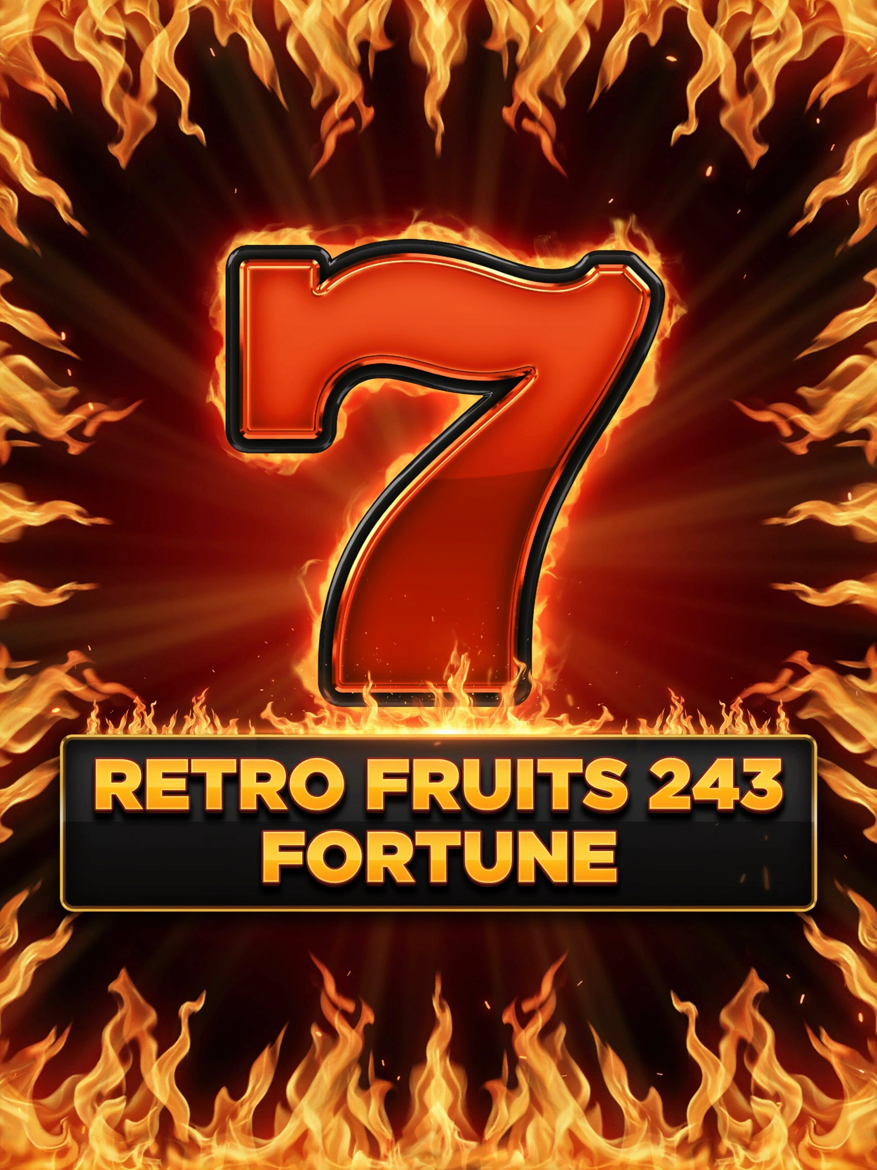 Reel art from the Retro Fruits 243 Fortune pokie